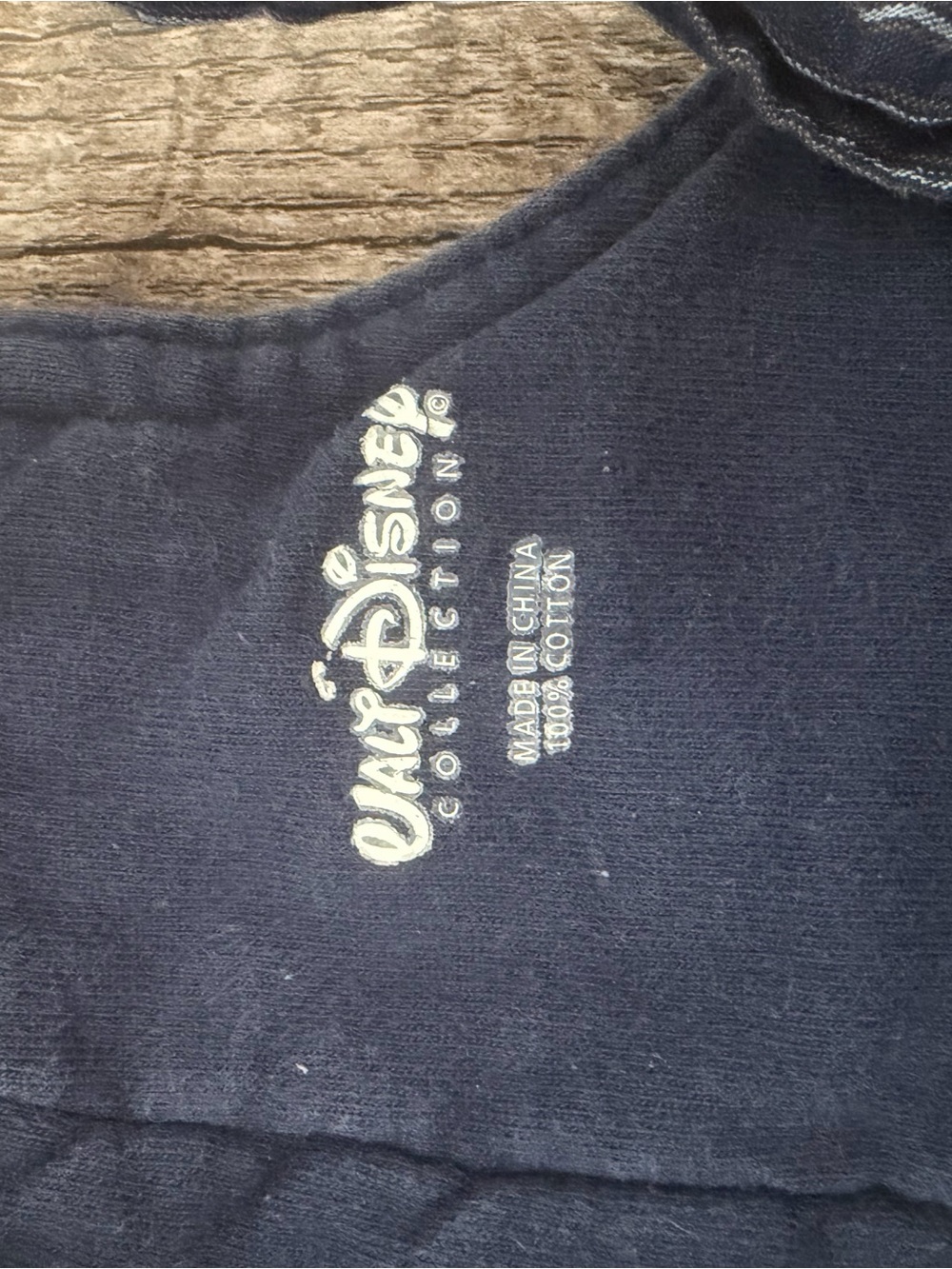 Vintage Disney Navy Pinstripe Overalls with Embroidered Pooh - Picture 5 of 7